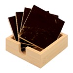 Abstract Feathers Bamboo Coaster Set