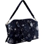 Snowflakes Snow Snowfall Snowing Canvas Crossbody Bag