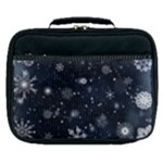 Snowflakes Snow Snowfall Snowing Lunch Bag