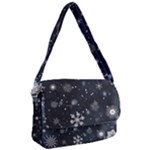 Snowflakes Snow Snowfall Snowing Courier Bag