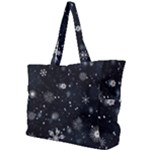 Snowflakes Snow Snowfall Snowing Simple Shoulder Bag