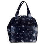 Snowflakes Snow Snowfall Snowing Boxy Hand Bag