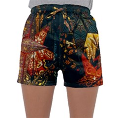 Women s Satin Sleepwear Shorts 