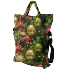 Fold Over Handle Tote Bag 