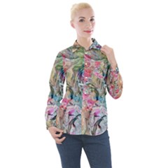 Women s Long Sleeve Pocket Shirt 