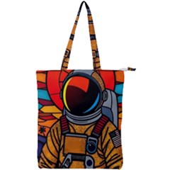 Double Zip Up Tote Bag 