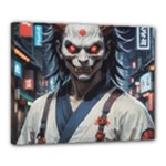 Demon Samurai Canvas 20  x 16  (Stretched)