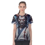 Demon Samurai Women s Cotton T-Shirt