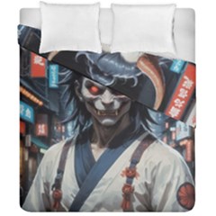 Demon Samurai Duvet Cover Double Side (California King Size) from ArtsNow.com