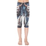 Demon Samurai Kids  Capri Leggings 