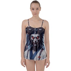 Demon Samurai Babydoll Tankini Top from ArtsNow.com