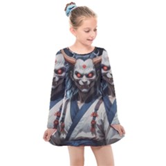 Kids  Long Sleeve Dress 