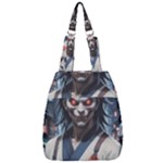 Demon Samurai Center Zip Backpack