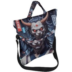 Fold Over Handle Tote Bag 