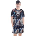 Demon Samurai Men s Mesh T-Shirt and Shorts Set