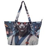 Demon Samurai Full Print Shoulder Bag