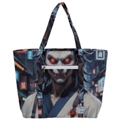 Zip Up Canvas Bag 