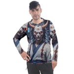 Demon Samurai Men s Pique Long Sleeve T-Shirt