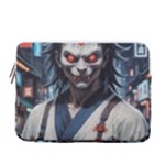 Demon Samurai 13  Vertical Laptop Sleeve Case With Pocket