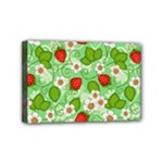 Strawberries Pattern Seamless Mini Canvas 6  x 4  (Stretched)