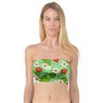 Strawberries Pattern Seamless Bandeau Top