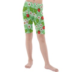 Kids  Mid Length Swim Shorts 