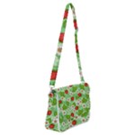 Strawberries Pattern Seamless Shoulder Bag with Back Zipper