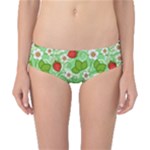 Strawberries Pattern Seamless Classic Bikini Bottoms