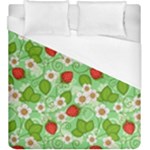 Strawberries Pattern Seamless Duvet Cover (King Size)