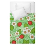 Strawberries Pattern Seamless Duvet Cover Double Side (Single Size)