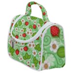 Strawberries Pattern Seamless Satchel Handbag