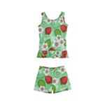 Strawberries Pattern Seamless Kids  Boyleg Swimsuit