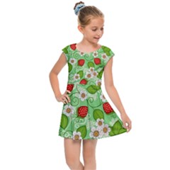 Kids  Cap Sleeve Dress 