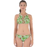 Strawberries Pattern Seamless Perfectly Cut Out Bikini Set