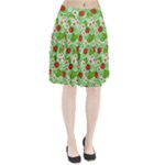 Strawberries Pattern Seamless Pleated Skirt