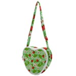 Strawberries Pattern Seamless Heart Shoulder Bag