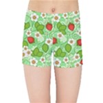 Strawberries Pattern Seamless Kids  Sports Shorts