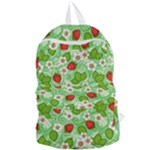 Strawberries Pattern Seamless Foldable Lightweight Backpack