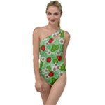 Strawberries Pattern Seamless To One Side Swimsuit