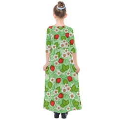 Kids  Quarter Sleeve Maxi Dress 