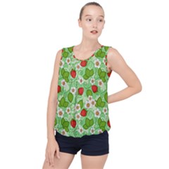 Bubble Hem Chiffon Tank Top 