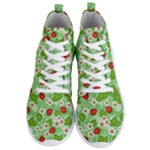 Strawberries Pattern Seamless Men s Lightweight High Top Sneakers