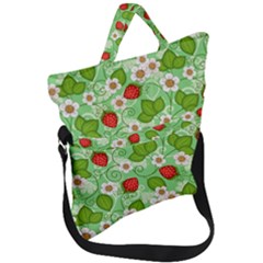 Fold Over Handle Tote Bag 