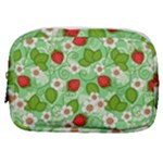 Strawberries Pattern Seamless Make Up Pouch (Small)