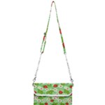 Strawberries Pattern Seamless Mini Crossbody Handbag