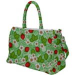 Strawberries Pattern Seamless Duffel Travel Bag