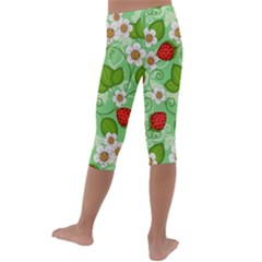 Kids  Lightweight Velour Capri Leggings  