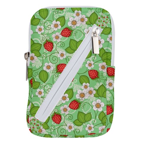 Strawberries Pattern Seamless Belt Pouch Bag (Small) from ArtsNow.com