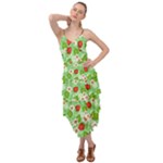 Strawberries Pattern Seamless Layered Bottom Dress