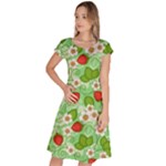 Strawberries Pattern Seamless Classic Short Sleeve Dress